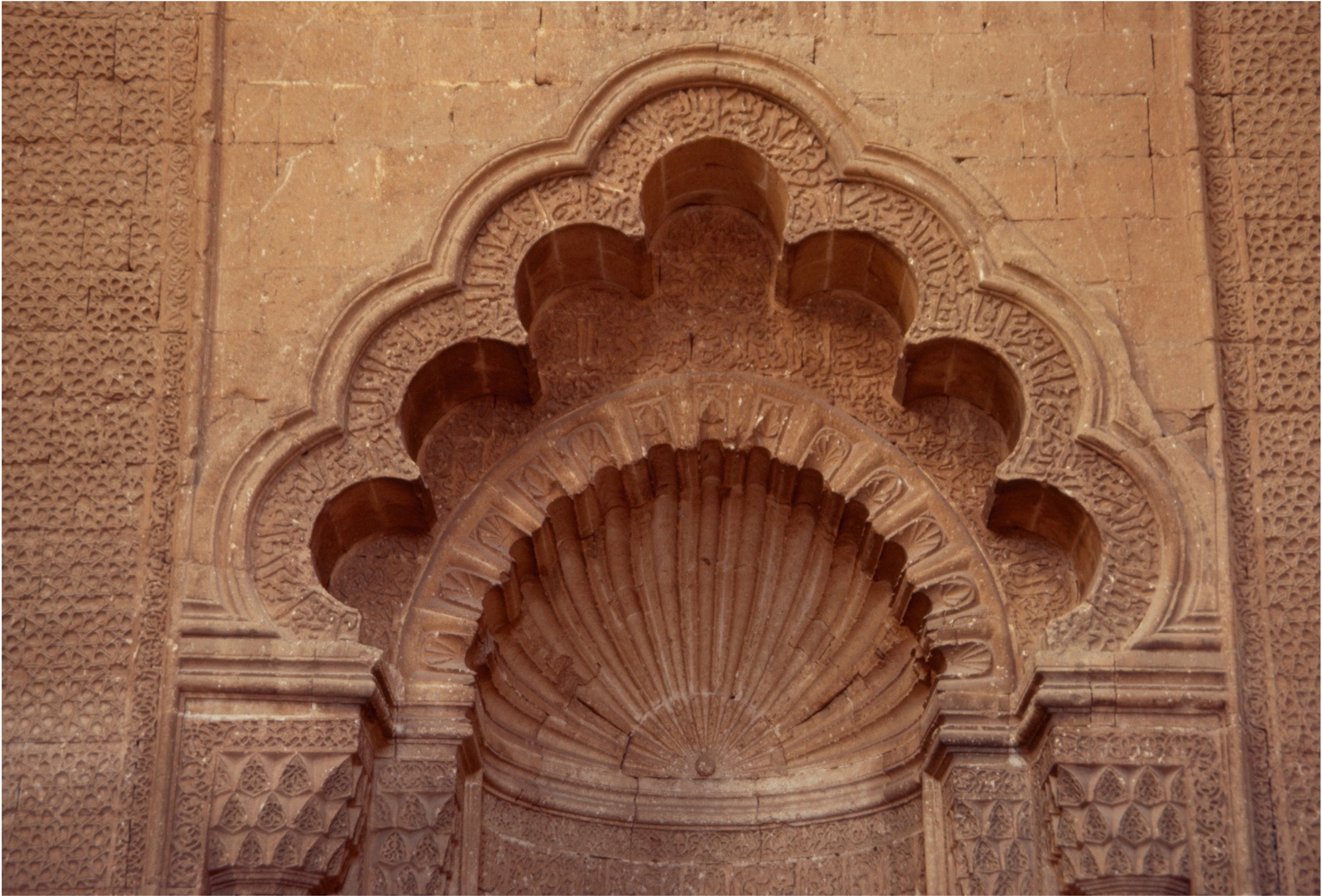 <ul><li><p><span style="font-family: &quot;Aptos Display&quot;, sans-serif">Anatolian Seljuks incorporated many regional styles that existed alongside the Islamic monuments</span></p><ul><li><p><span style="font-family: &quot;Aptos Display&quot;, sans-serif">Use much more stone masonry, instead of the lighter brick used in Iran (has a lot to do with the colder climate in Turkey)</span></p></li></ul></li><li><p class="MsoListParagraphCxSpMiddle"><span style="font-family: &quot;Aptos Display&quot;, sans-serif">Armenian Christian architecture provided sources for decorative elements in Anatolian Seljuk architecture</span><span>&nbsp;</span></p><ul><li><p class="MsoListParagraphCxSpMiddle"><span style="font-family: &quot;Aptos Display&quot;, sans-serif">The stone relief designs at Dunaysir are unlike anything we have seen so far, but strongly resemble Armenian architectural decoration</span></p></li></ul></li><li><p class="MsoListParagraphCxSpLast"><span style="font-family: &quot;Aptos Display&quot;, sans-serif">The mihrab niche at Dunaysir – using a polylobed arch that came from Umayyad Spain</span></p><ul><li><p><span style="font-family: &quot;Aptos Display&quot;, sans-serif">Also has a very unusual muqarnas squinch in the corner</span><span> near the mihrab</span></p></li></ul></li></ul><p></p>