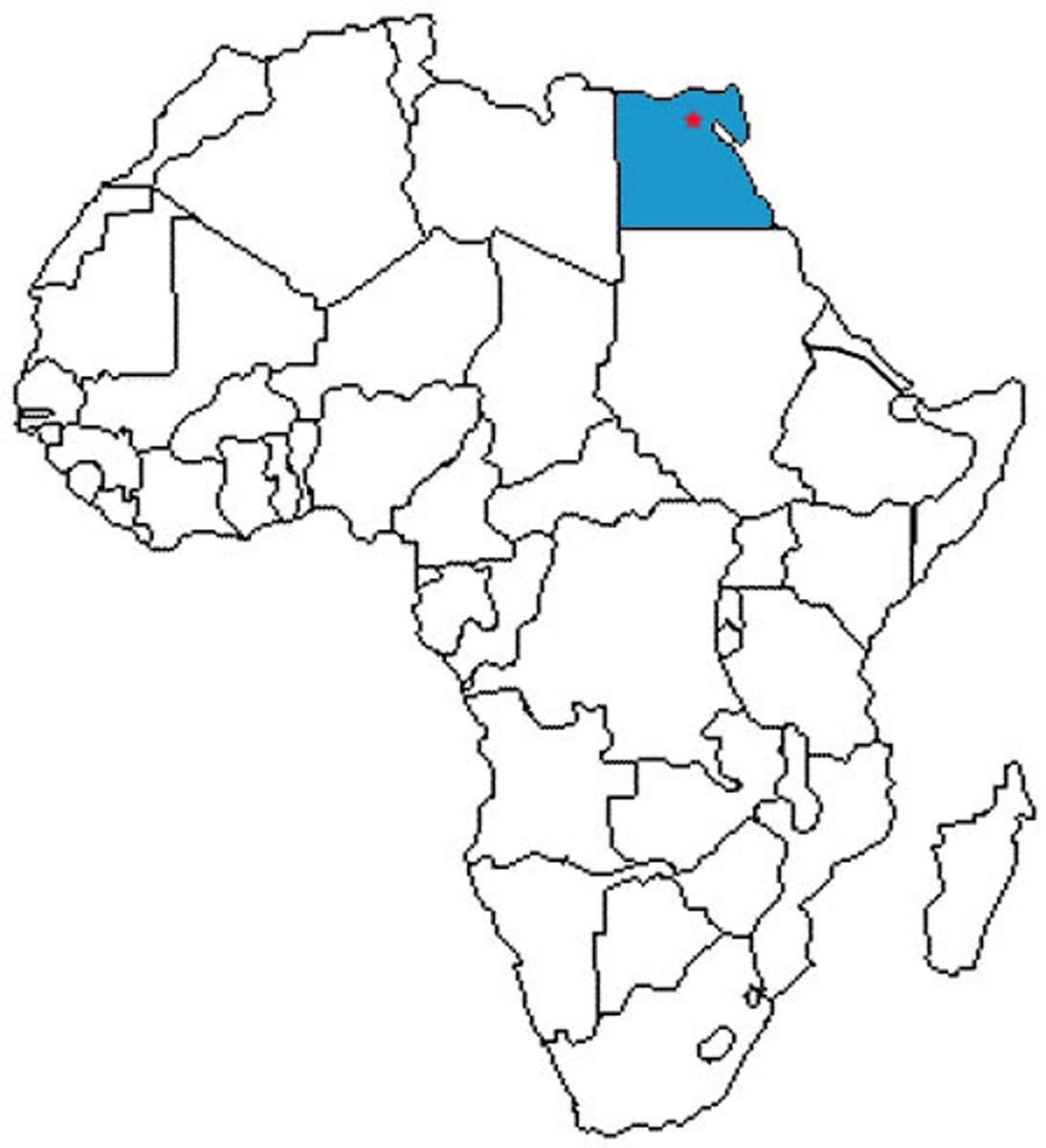 <p>Ország Észak-Afrikában, a Nílus-folyó mentén. Az ókor egyik első, kultúrájáról (hieroglifák, piramisok, múmiák stb.) nevezetes állama (Kr. 2900 körül jött létre). A birodalom több korszakban is nagy szerepet játszott a Közel-Kelet történelmében. Az Kr.e. 1. évezredben a Perzsa Birodalom (525), majd Nagy Sándor kezébe került, majd az egyik legfontosabb hellenisztikus</p><p>állammá vált a Ptolemaioszok uralma alatt. Kr.e. 30-tól római provincia lett. A Kr.u. 7. században foglalták el az arabok, egy ideig az egységes Arab Birodalom része, majd muzulmán államok központja volt, végül az Oszmán Birodalom foglalta el a 16. század elején. A 19. században angolok vették át az irányítást, majd a 20. században vált függetlenné.</p>
