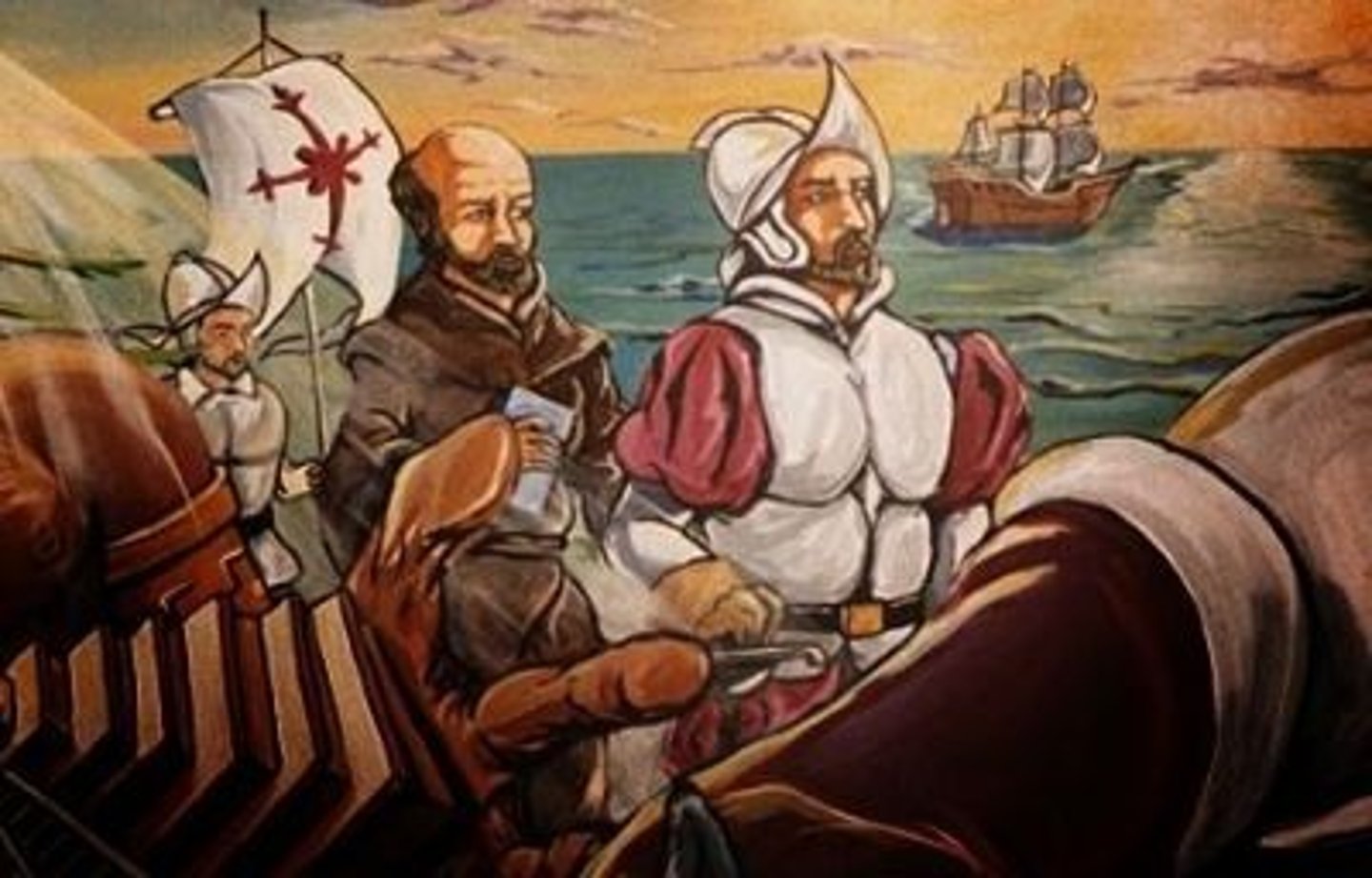 <p>Age of Discovery. Spanish Conquistadors who conquered the Aztec and Incans</p>