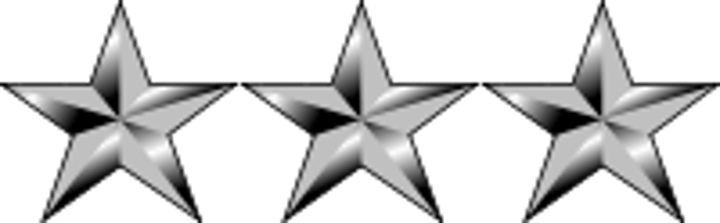 <p>3 Stars</p>