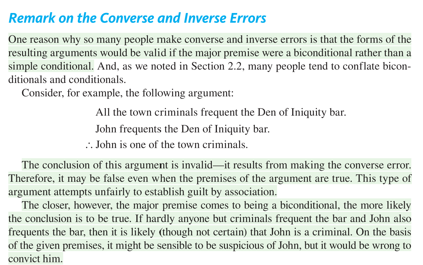 <p>Converse &amp; Inverse Error (Quantified Form)</p>