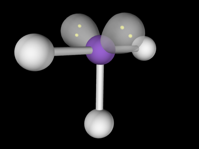 <p>5 Electron Domains</p><p>3 Bonds</p><p>2 Lone Pairs</p>