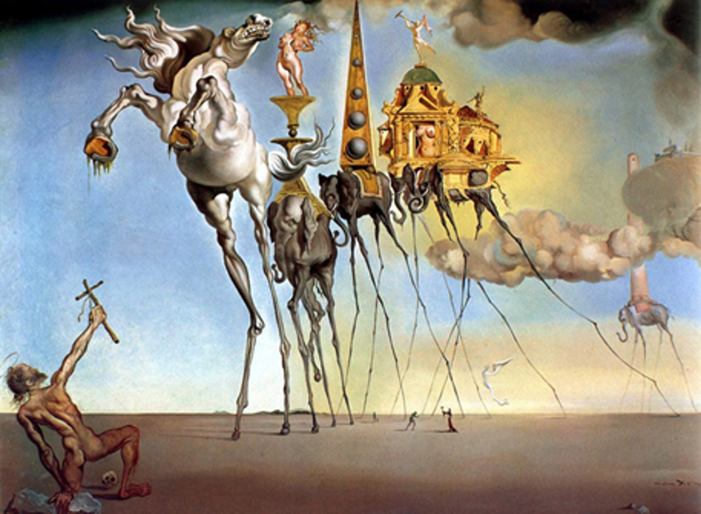<p>Het surrealisme is gebaseerd op dromen, het onbewuste en fantasie. Het combineert realistische elementen op een onlogische of bizarre manier. Deze stroming wilde de grenzen van de werkelijkheid doorbreken en toegang krijgen tot het diepere innerlijke.</p>