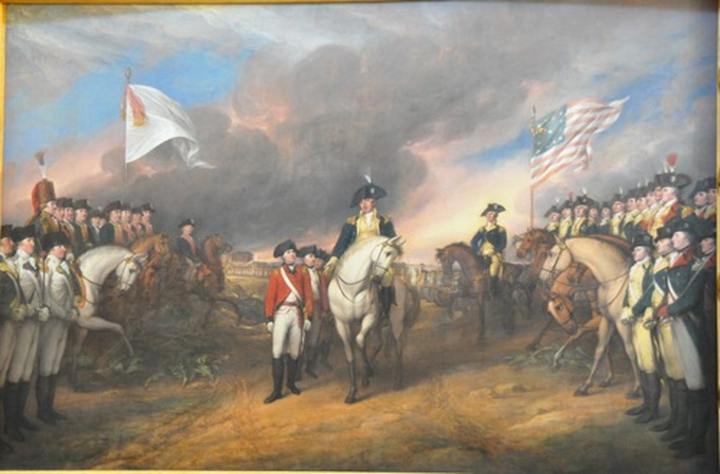 <p>date: january 3, 1777</p><p>The Battle of Princeton was a battle of the American Revolutionary War, fought near Princeton, New Jersey on January 3, 1777, and ending in a small victory for the Colonials. General Lord Cornwallis had left 1,400 British troops under the command of Lieutenant Colonel Charles Mawhood in Princeton.</p>