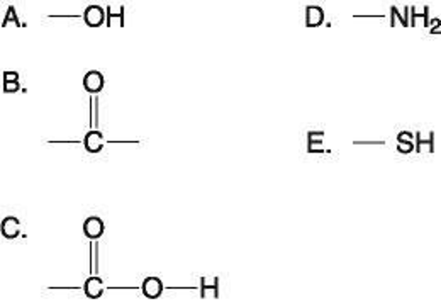 <p>B. Carbonyl</p>