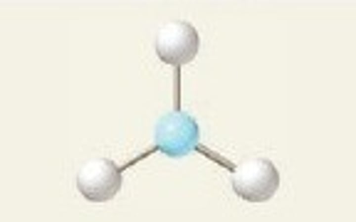 <p>3 Bonding Domains and 0 Lone Pairs</p>