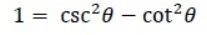 <p>Pythagorean Identities</p>