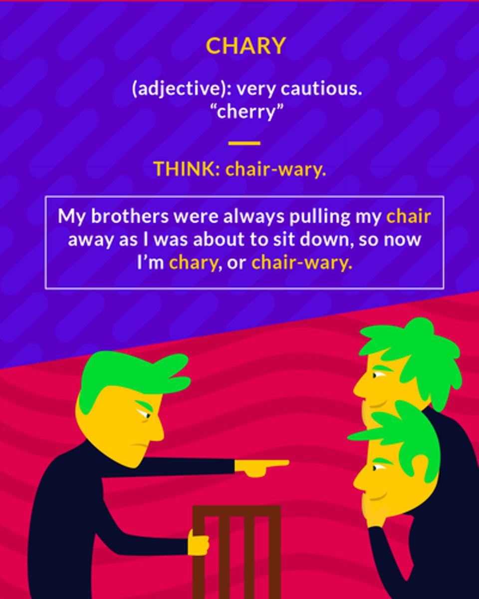 <p>(adj.) extremely cautious, hesitant, or slow (to); reserved, diffident</p><p>(adj.) cautious</p>