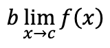 <p>move constant to outside limit</p>