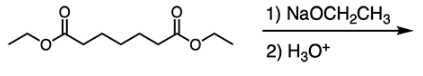 <p>What is the name of the reaction that occurs?</p><p><span><strong>A.&nbsp;Self aldol condensation</strong></span></p><p><span><strong>B.&nbsp;Crossed aldol condensation</strong></span></p><p><span><strong>C.&nbsp;Self Claisen condensation</strong></span></p><p><span><strong>D.&nbsp;Crossed Claisen condensation</strong></span></p><p><span><strong>E.&nbsp;Dieckmann condensation</strong></span></p>
