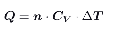 <p>Cv : constant volume</p>