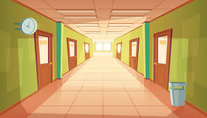 <p>(Noun) - A corridor in a building, typically long and wide, providing access to multiple rooms. It often serves as a passageway or gathering space. Example: The students walked through the school halls. (中文：大厅)</p>