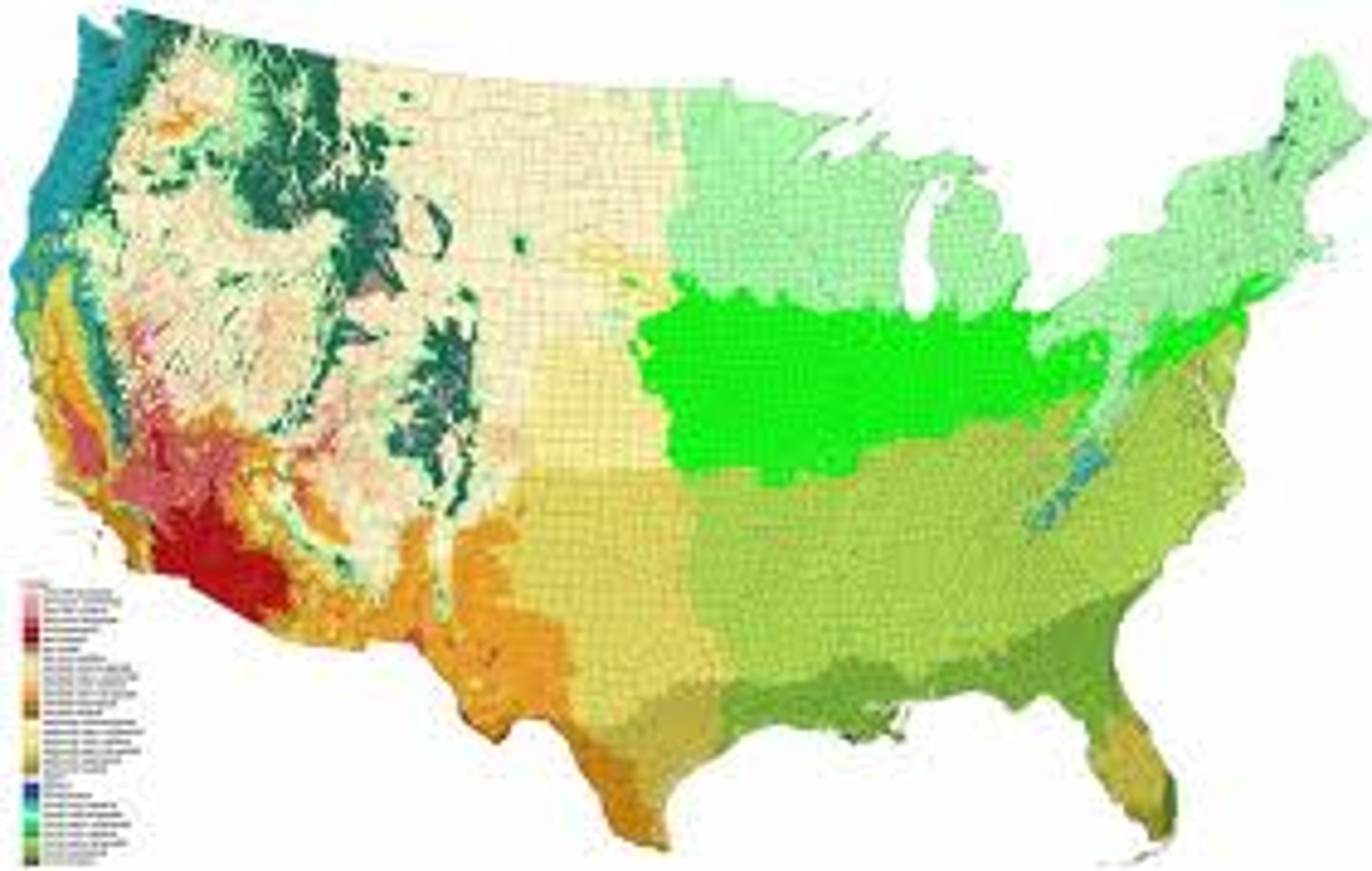 <p>a change in global or regional climate patterns</p>