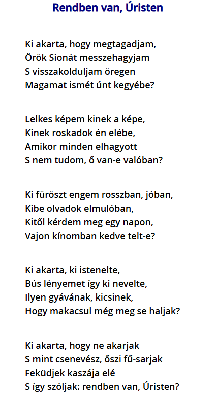<p>Rendben van Úristen </p>