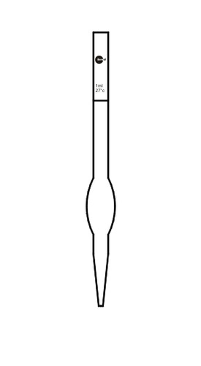 <p>A special pipette used in measuring viscous fluid such as whole blood.</p>