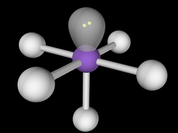 square pyramidal <90°