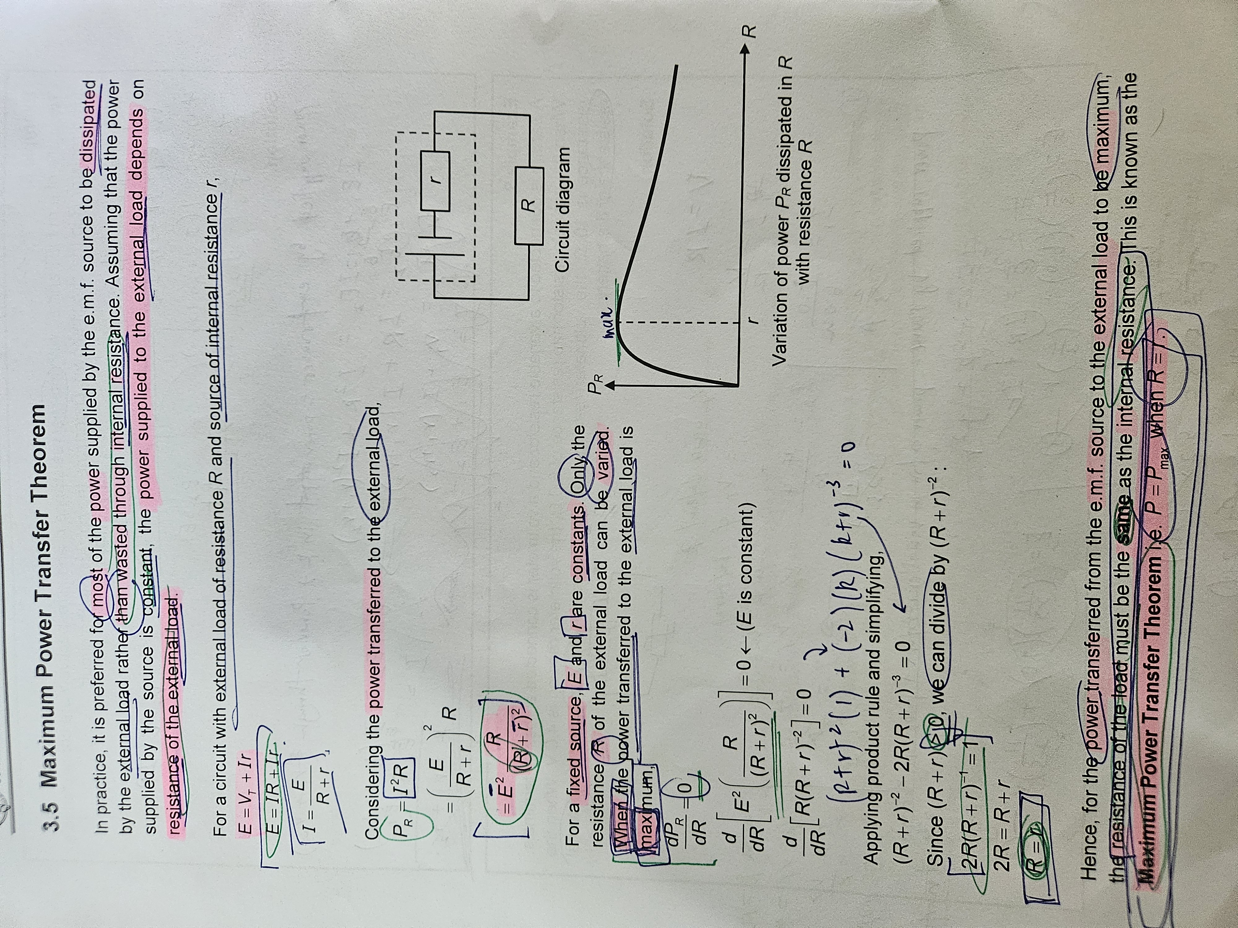 <p>When R = r</p>