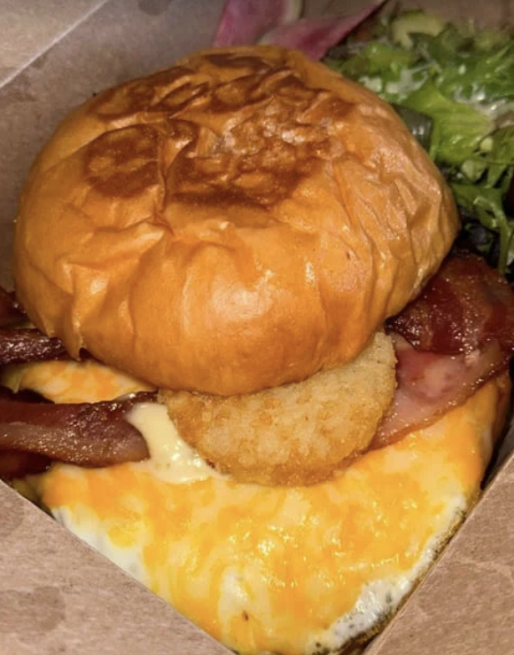 <ol start="8"><li><p>Brekkie: Brekkie Sandwich Supreme* $14</p></li></ol><p></p>