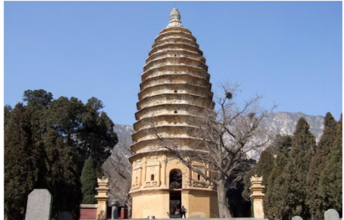 <p><span>Tall, multi-storied towers introduced from India through Buddhism. <strong>Examples: Songyue Pagoda <em>(Henan)</em> and Iron Pagoda <em>(Kaifeng)</em></strong></span></p>