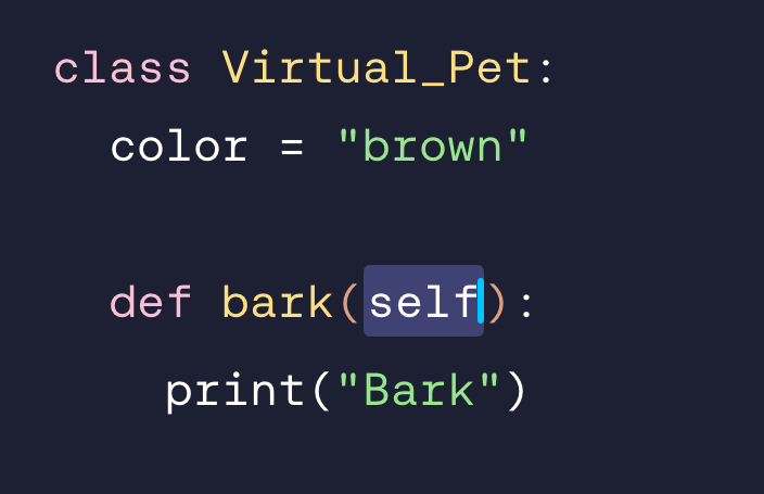 <p>In Python, methods are <strong>functions that are defined as part of a class</strong>.</p><p>It is common practice that the first argument of any method that is part of a class is the actual object calling the method. This argument is usually called self.</p>