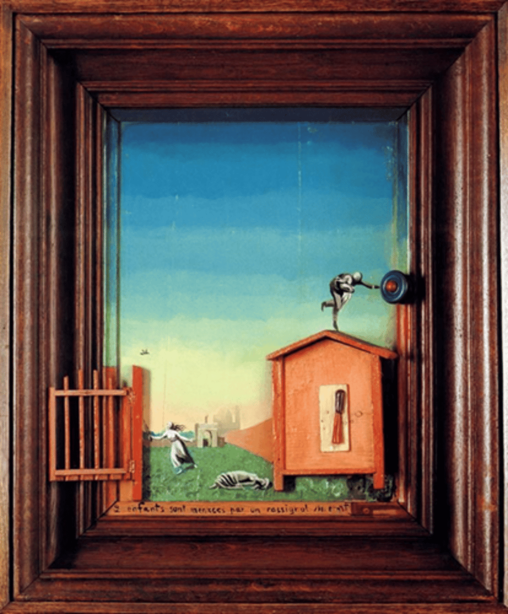 <p>Max Ernst, 1924, oil and</p><p>wood with wood construction</p>