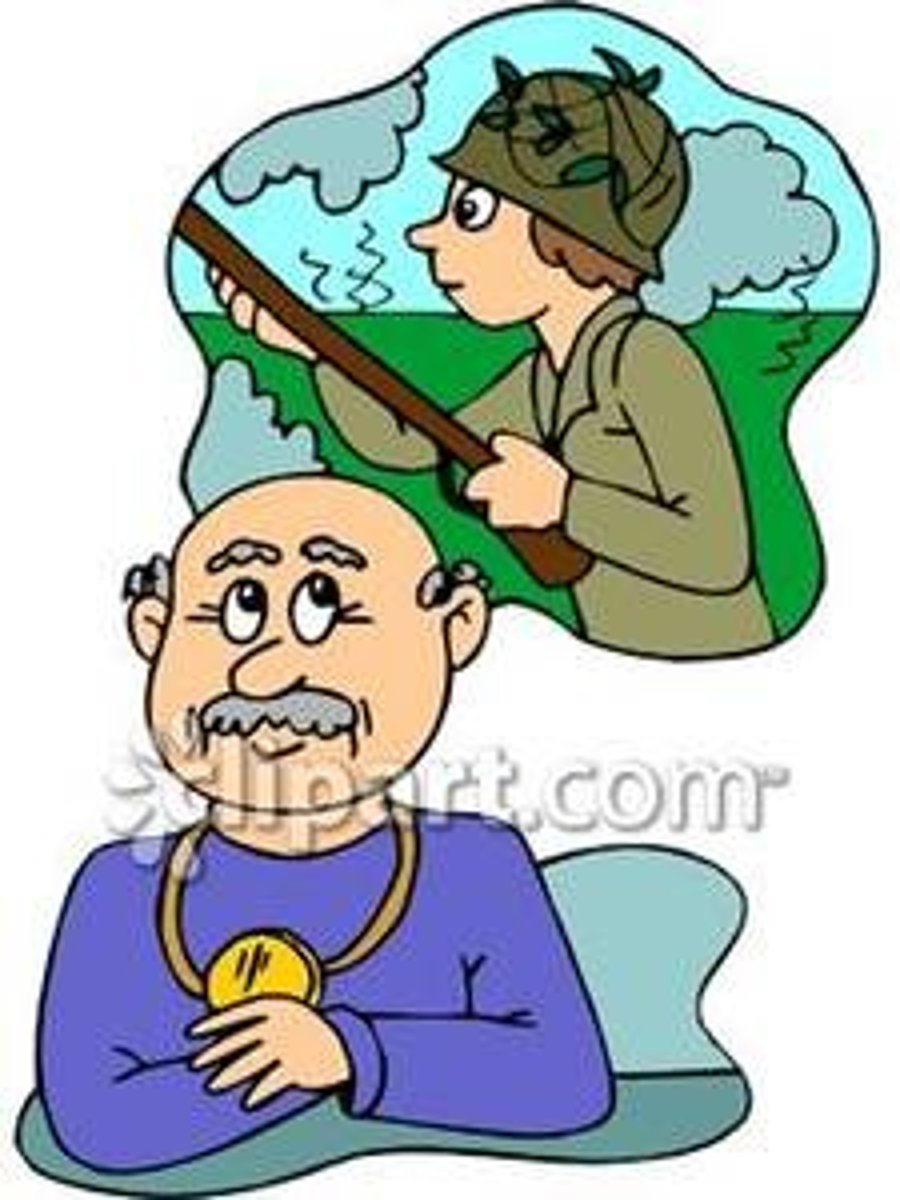 <p>a scene that takes the story back in time</p>