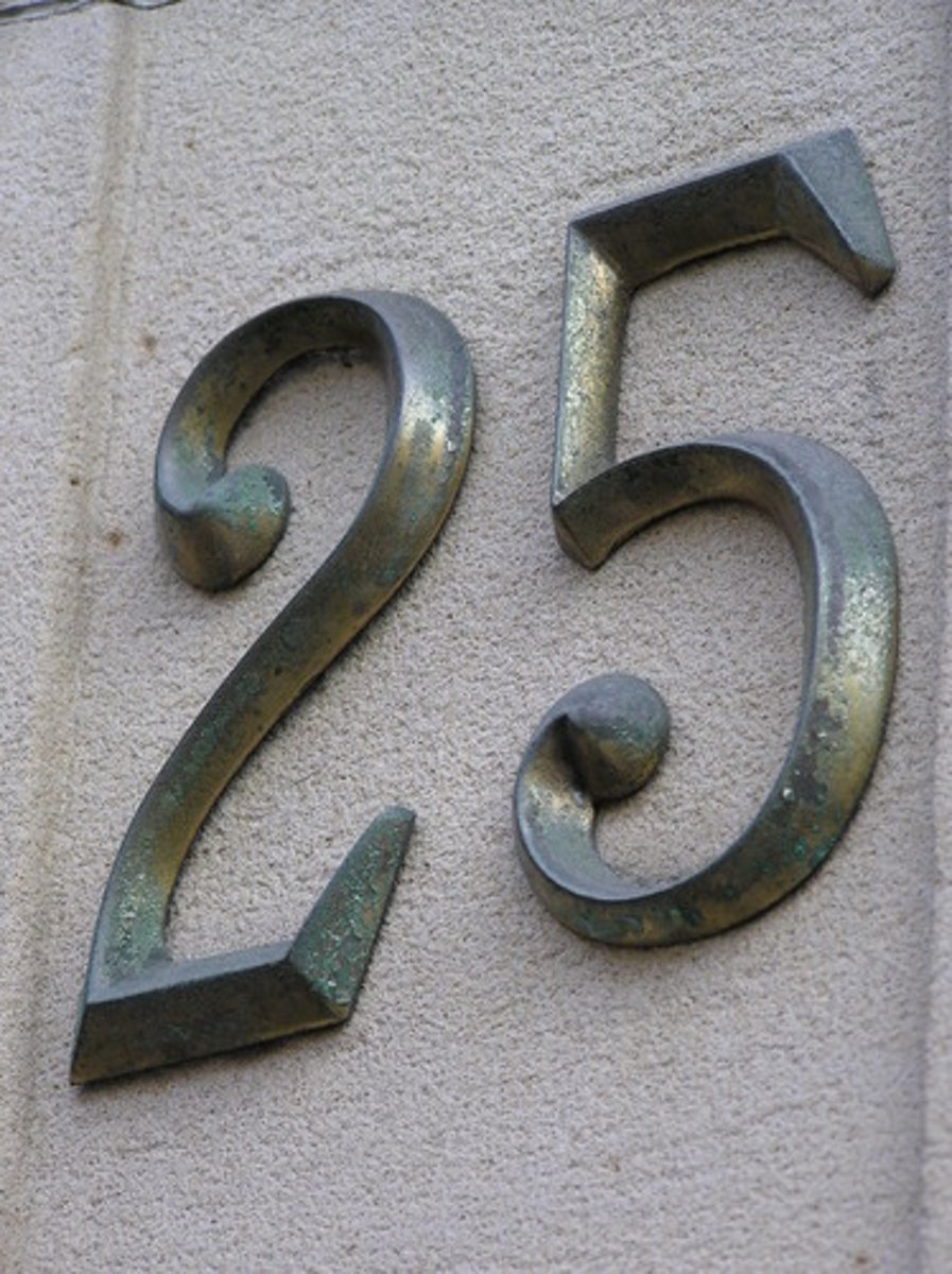 <p>twenty five</p>