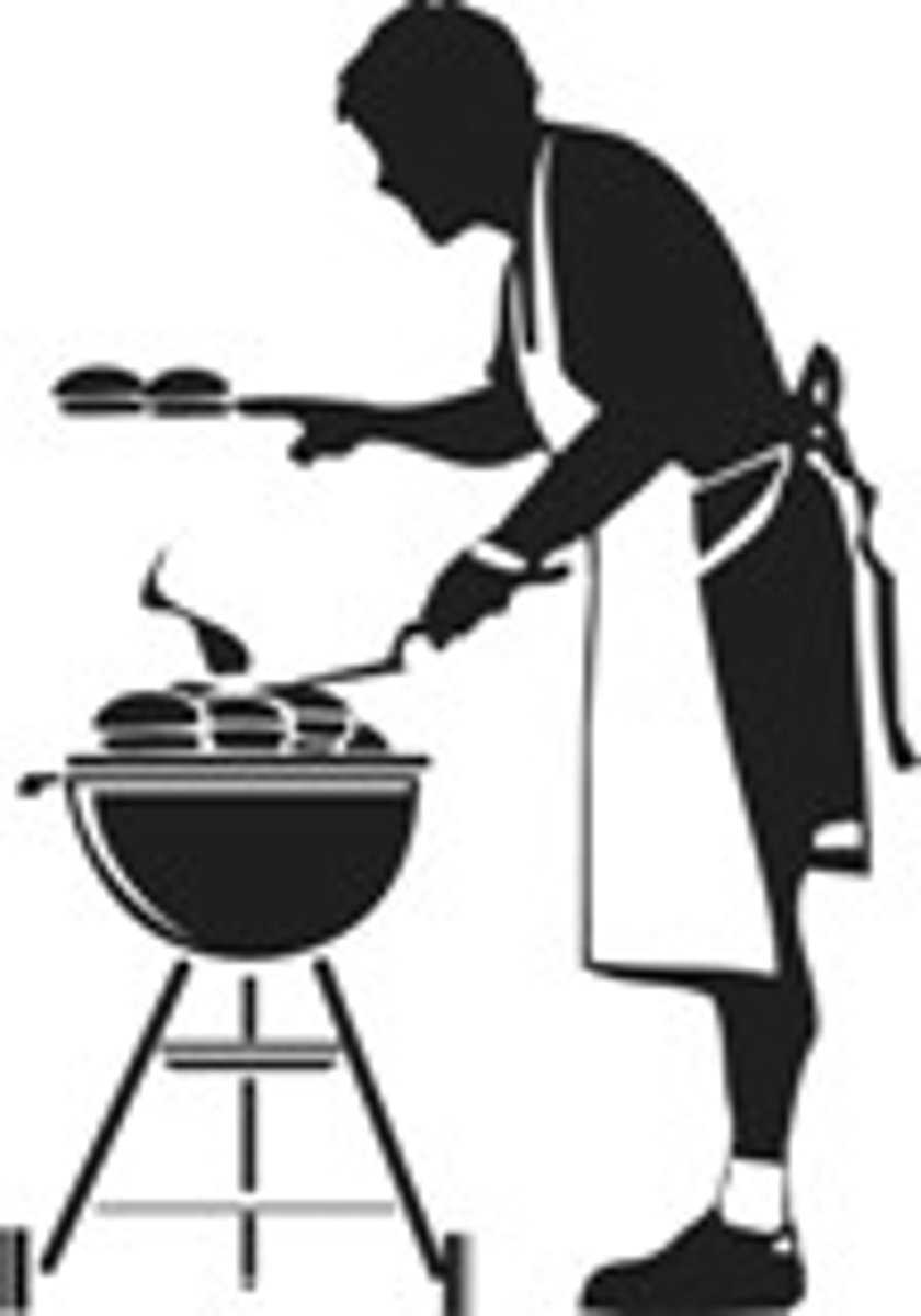 <p>to grill, to roast</p>