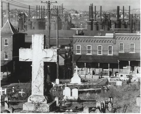 <p><span style="color: #ffffff">Graveyard, Houses, and Steel Mill, Bethlehem, Pennsylvania</span></p>