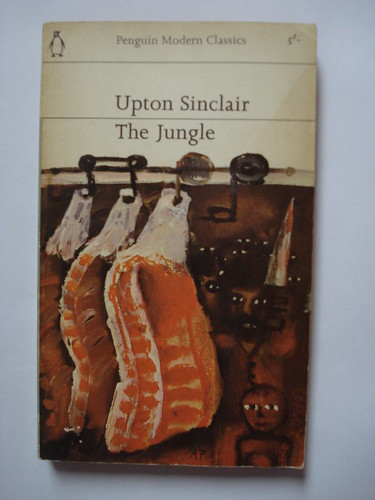 A novel written by Upton Sinclair about the horrific conditions of the meatpacking industry