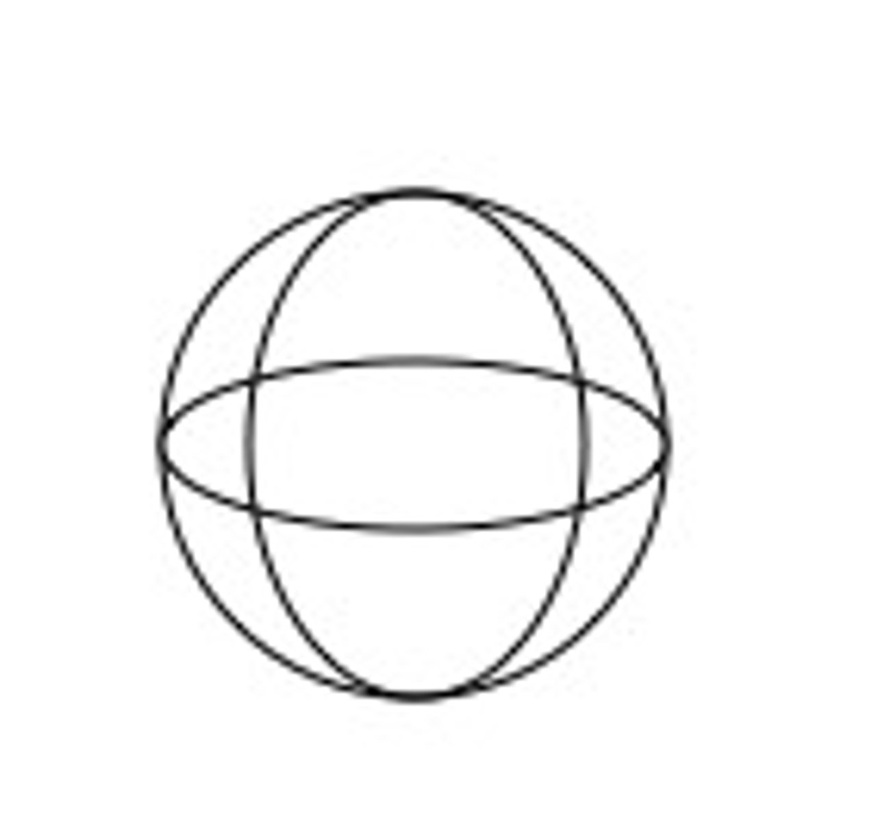 <p>most simple model for the earth with one parameter (radius)</p>