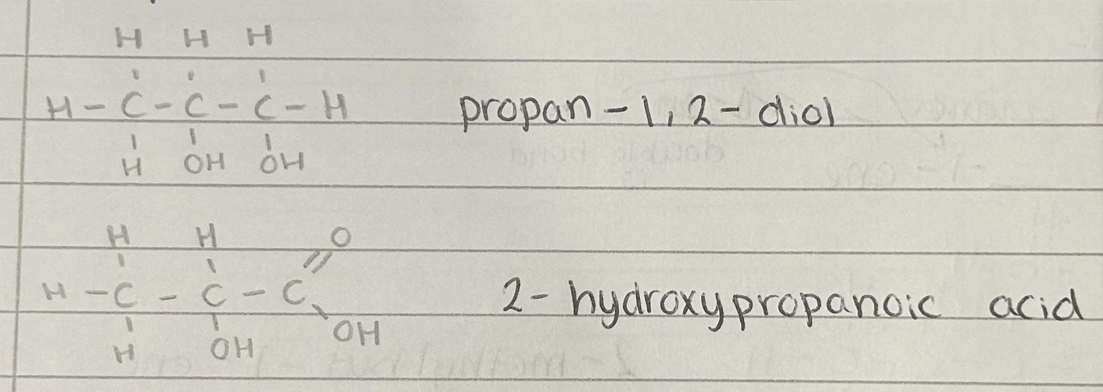 <ul><li><p>ends in _an-1-ol</p></li><li><p>if end is taken 1-hydroxy_</p></li><li><p>1 is where -OH is </p></li></ul><p></p>