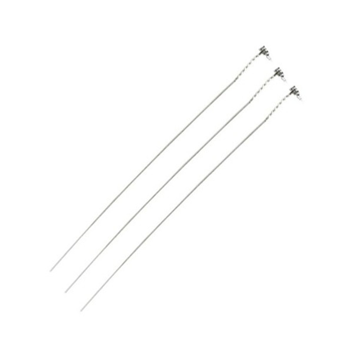 <p>wires that are twisted together to close the mouth</p>