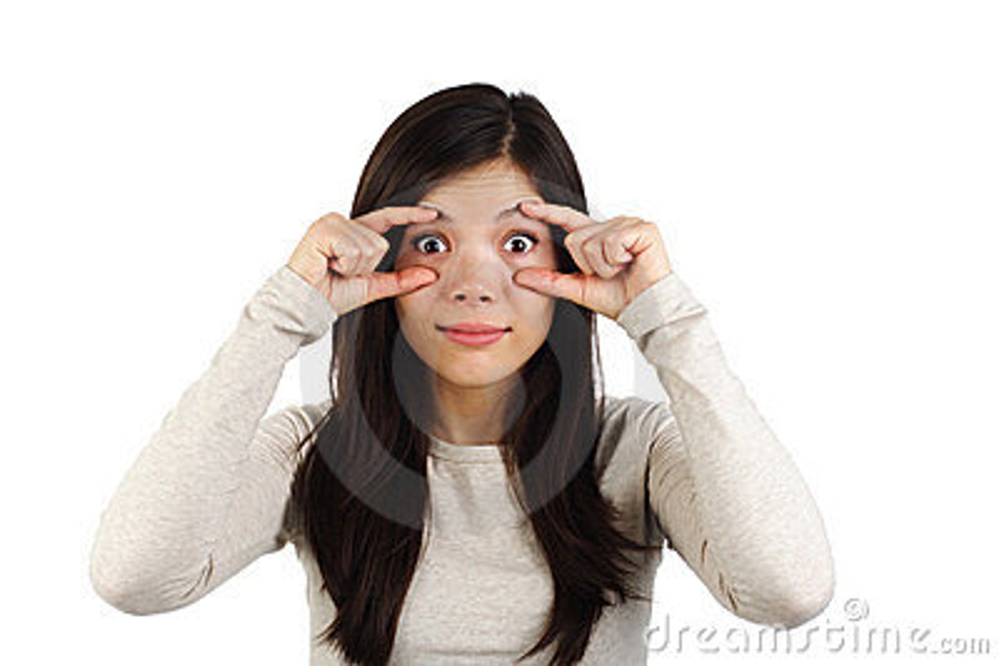 <p>to open one's eyes (lit. one's eyes snap open)</p>
