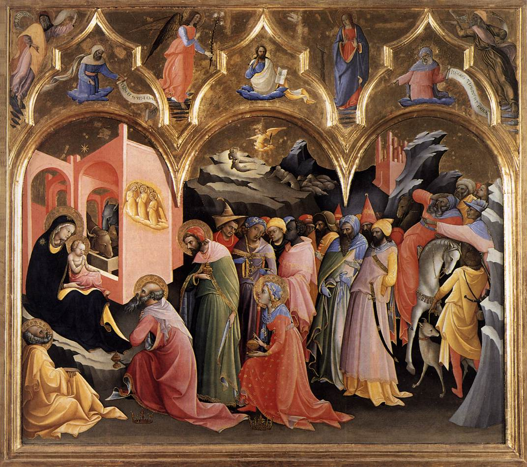 Adoration of the Magi, 1420. Lorenzo Monaco