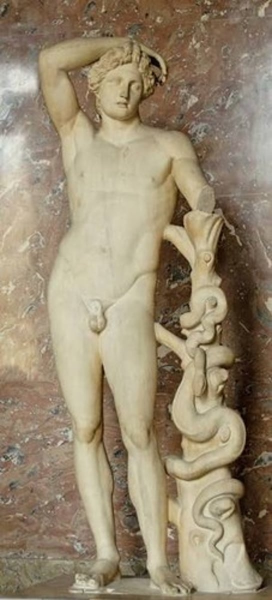<p>Praxiteles, 350 pr.n.l., pozdni Klasika</p>