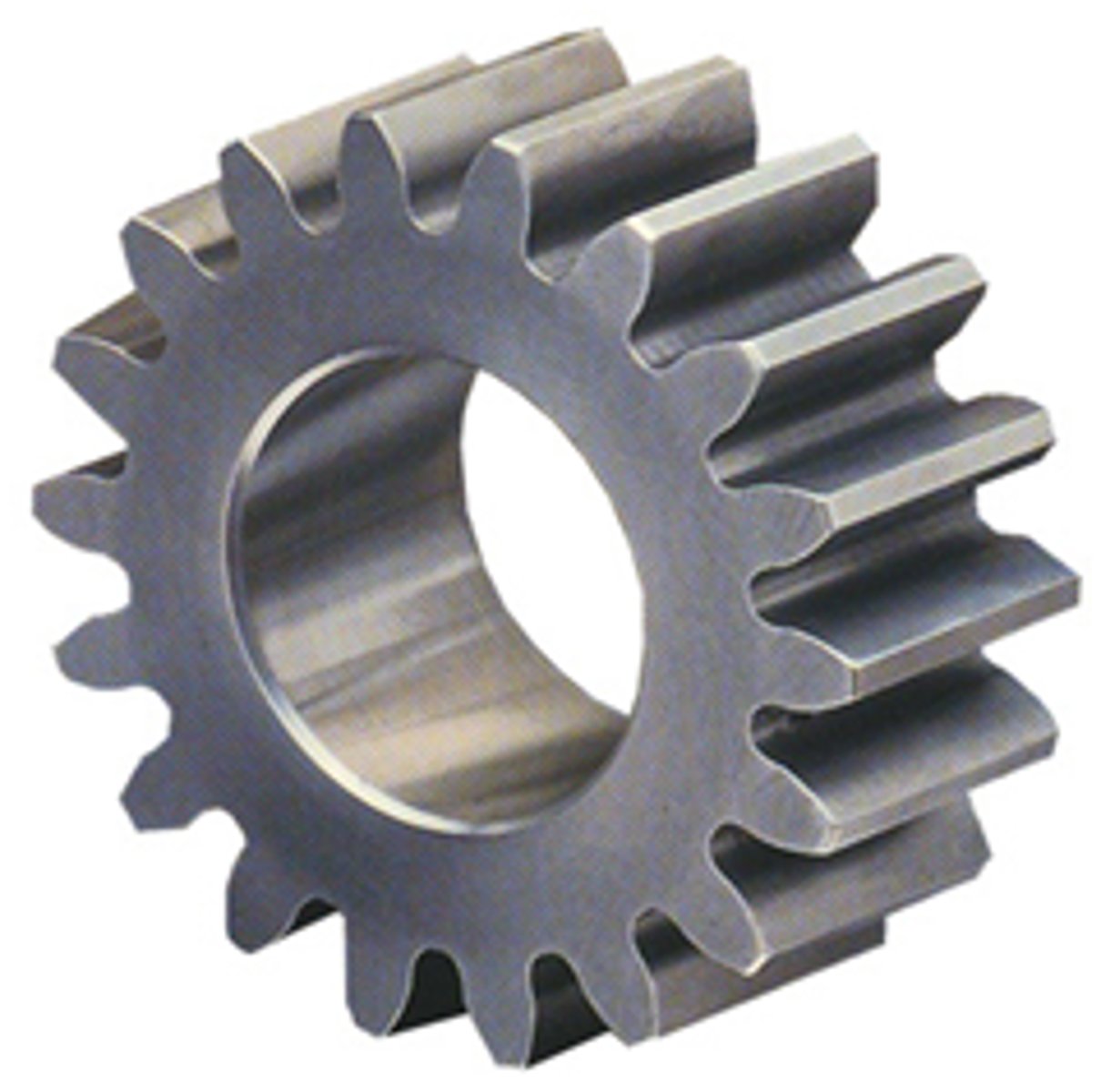 <p>teeth parallel to axis</p>