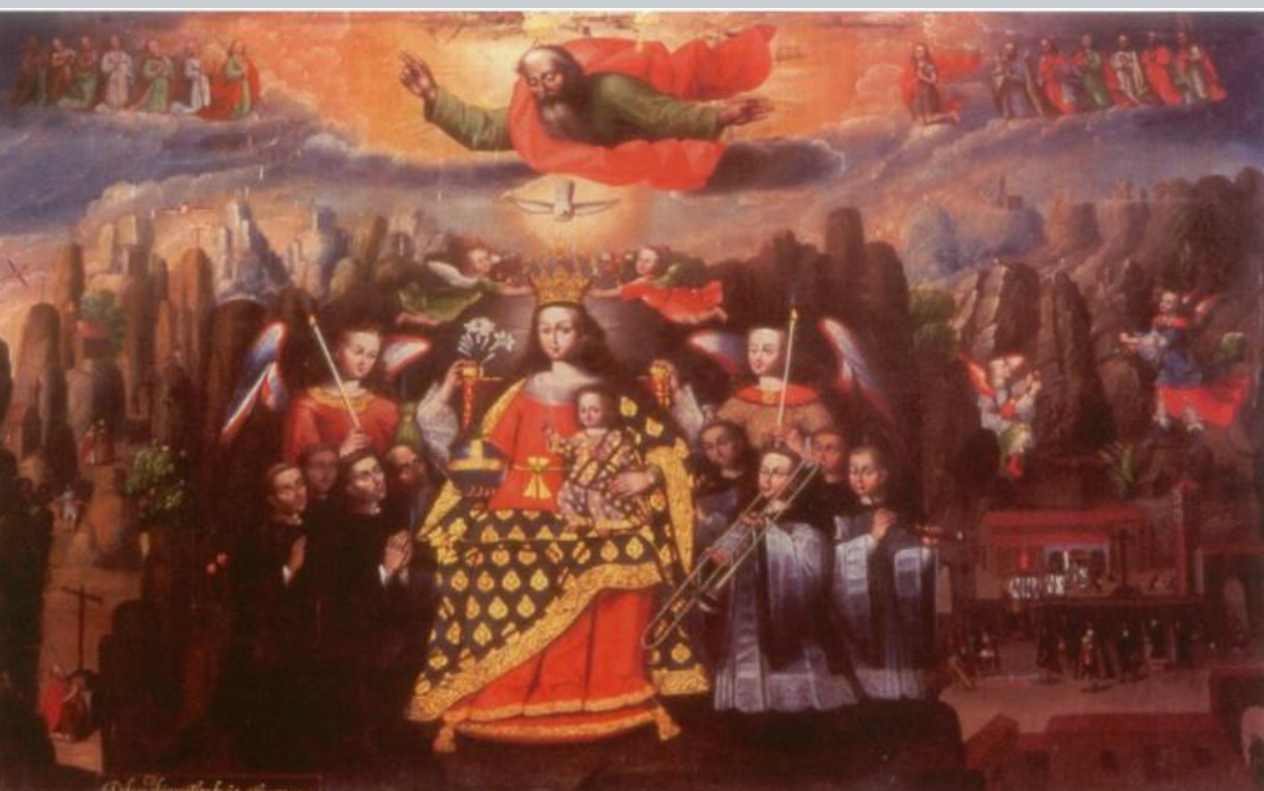 <p>Francisco Chivantito, <em>Virgin of Montserrat, </em>oil on canvas</p>