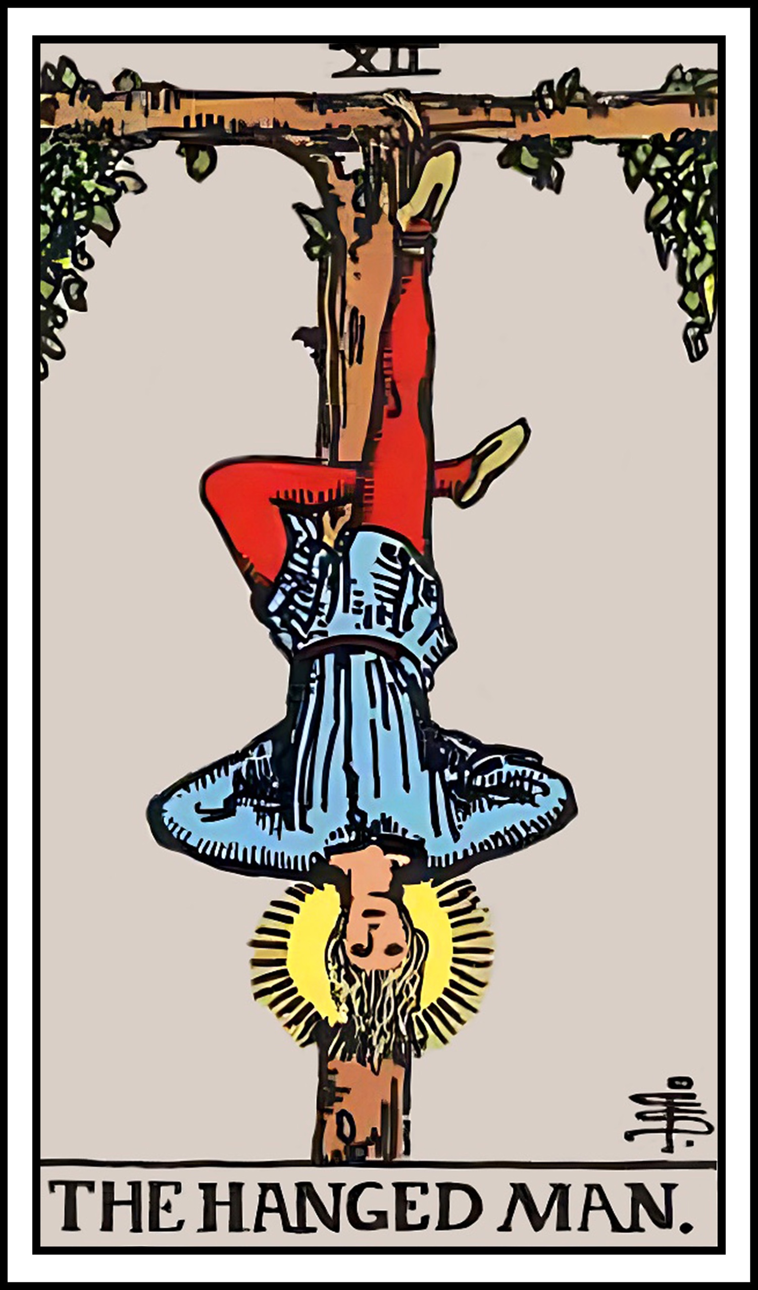 <p>the hanged man</p>