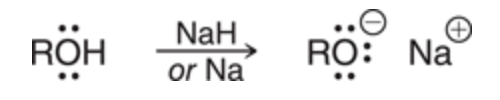 <p>Na will deprotonate</p>