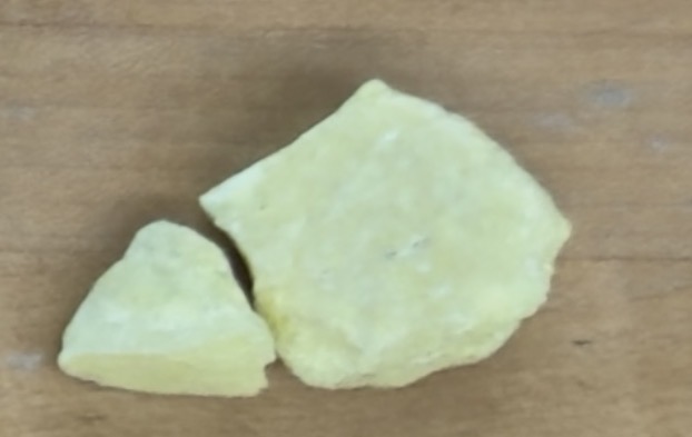 <p>stinky, bright yellow</p>