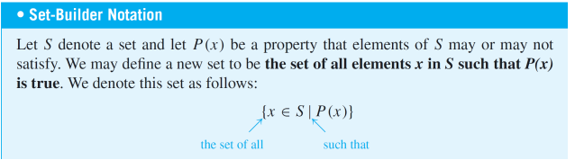 set-builder notation