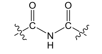 <p>Imide: weakly polar, increase solubility of 2-3 carbons</p>