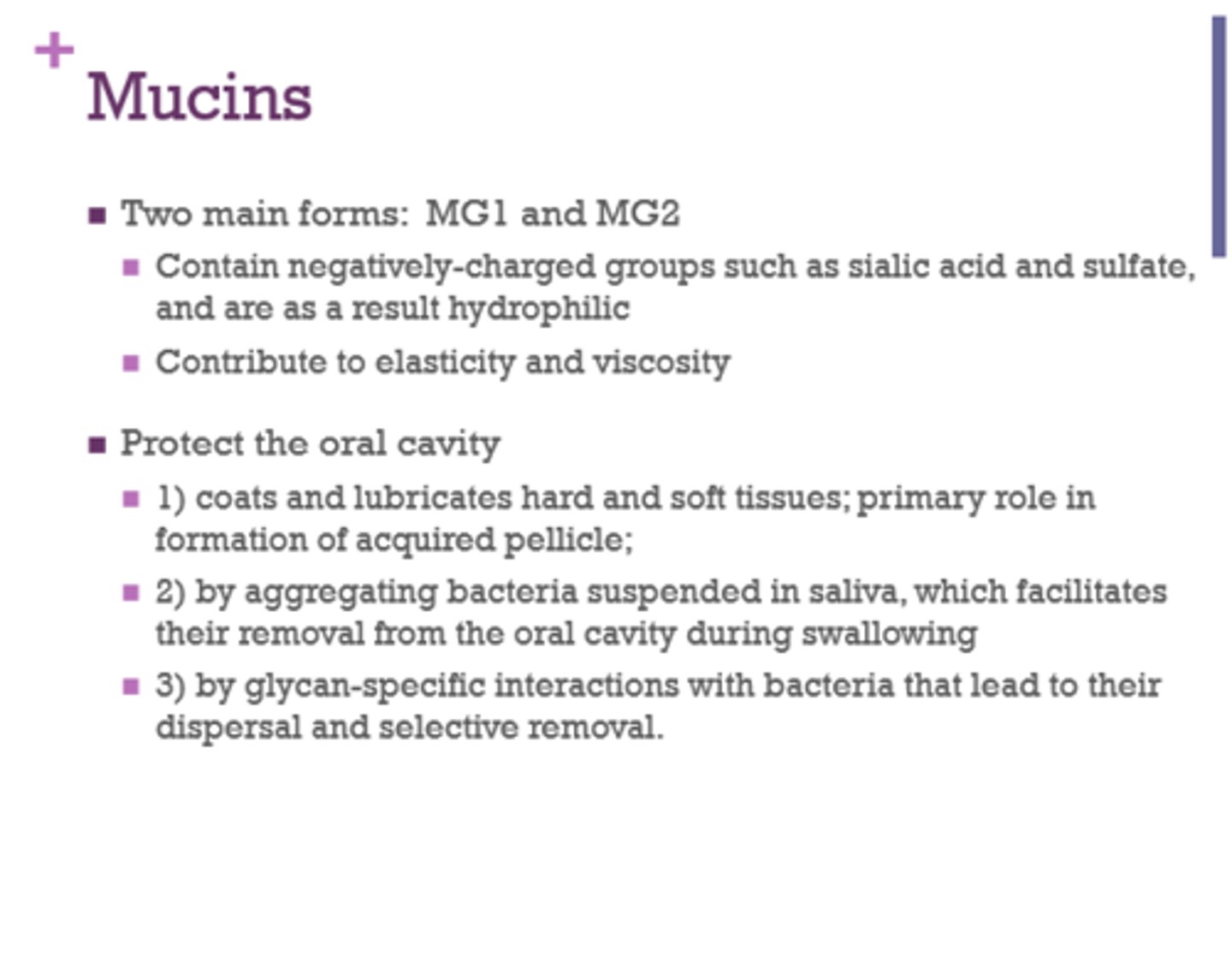 <p>mucins</p>