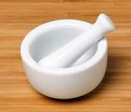<p>Mortar &amp; Pestle</p>