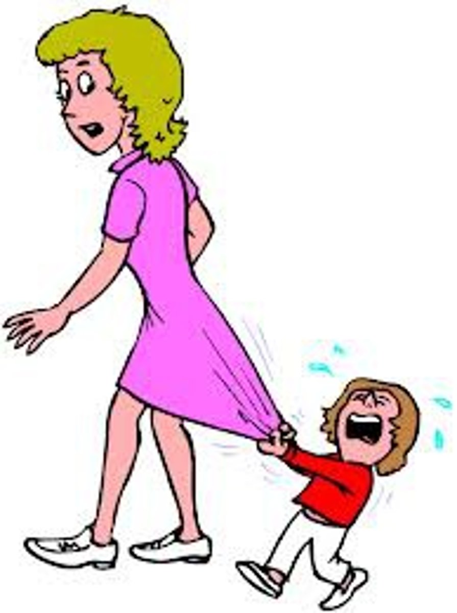 <p>A distress response experienced by infants or young children when separated from their primary caregiver.</p><p>typically emerges around 8 to 14 months of age and demonstrates the child's growing attachment and dependency on their caregiver for safety and comfort.</p>