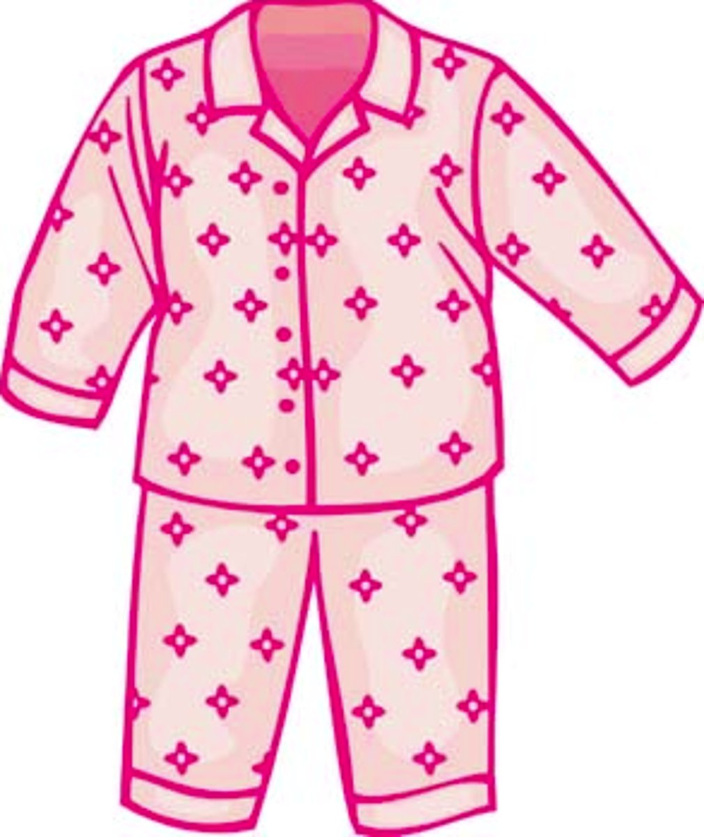 <p>pajamas</p>