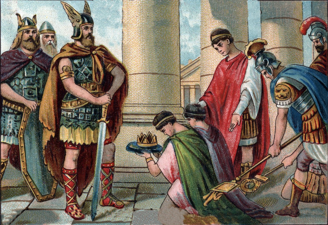 <p>Geef een voorbeeld van eerst generaal, later koning. (chiefdom)</p>
