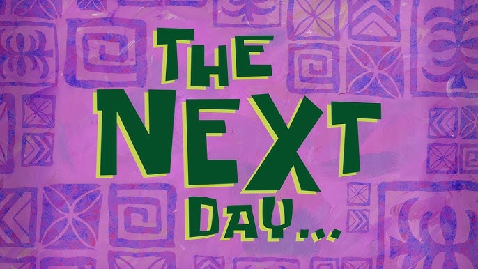 <p>Next day</p>