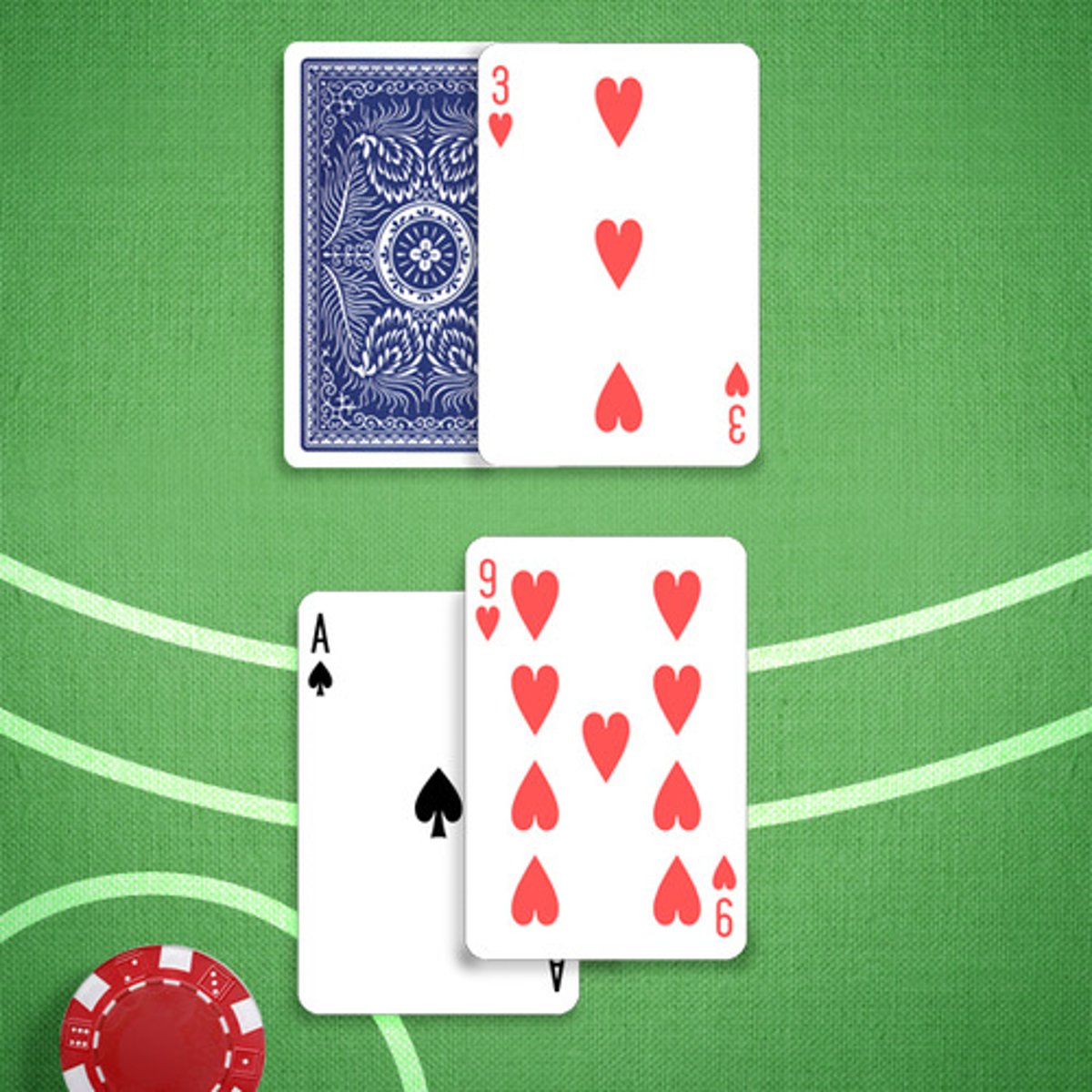 <p>You: 20</p><p>Dealer's Upcard: 3</p>